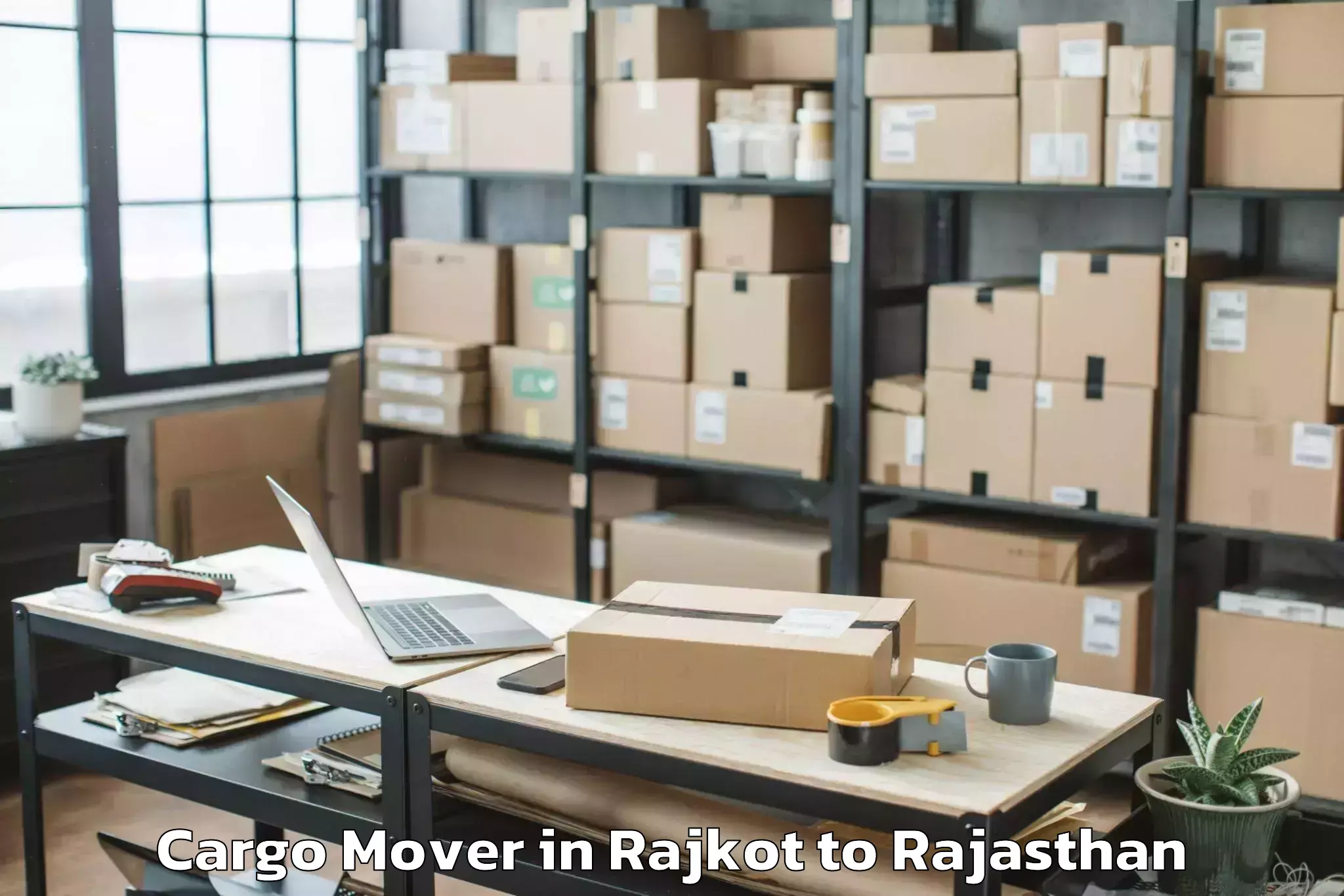 Hassle-Free Rajkot to National Law University Jodhpu Cargo Mover